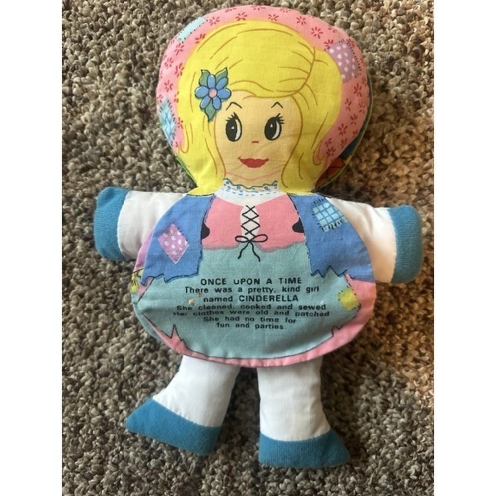 Vintage Stuffed Cinderella / 3 Bears Story Plush‎